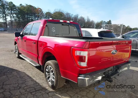 2022 Ford F-150 Lariat из США, поврежденный, VIN 1FTEW1C86NKD31124